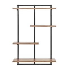 34.5" X 23.6" Rhodes 4 Tier Modern Floating Windowsill Wall Shelf Unit - Danya B. -Home Decor Store GUEST 7fa4ad96 d06c 466a ada7 a7811b5f6b1a