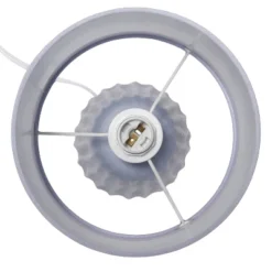 11.02" Mini Modern Ceramic Pastel Accent Bedside Table Desk Lamp With Matching Fabric Shade Periwinkle Blue - Simple Designs -Home Decor Store GUEST 81245caa df19 41fd ba8f b74b9782df76