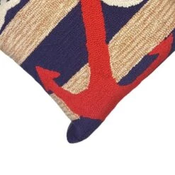 18"x18" Anchor Indoor/Outdoor Square Throw Pillow Navy - Liora Manne 9 18"x18" Anchor Indoor/Outdoor Square Throw Pillow Navy - Liora Manne -Home Decor Store GUEST 81e5b8dc dd51 44d9 a467 ecae392a564c