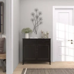 Metal Floral 3D Wire Wall Decor With Crystal Embellishments Black - Olivia & May 32 Metal Floral 3D Wire Wall Decor With Crystal Embellishments Black - Olivia & May -Home Decor Store GUEST 828eeb49 e289 498d a58a 09540da281ea