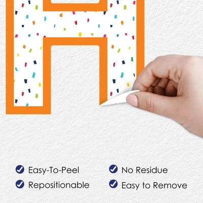 Big Dot Of Happiness Cheerful Happy Birthday - Peel And Stick Colorful Birthday Party Large Banner Wall Decals - Happy Birthday 5 Big Dot Of Happiness Cheerful Happy Birthday - Peel And Stick Colorful Birthday Party Large Banner Wall Decals - Happy Birthday - Image 3