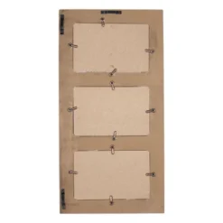 Triple 4 X 6 Inch Decorative Distressed White Wood Picture Frame With Metal Accents - Foreside Home & Garden -Home Decor Store GUEST 837a6165 1822 496e 8325 157a6cf63fca