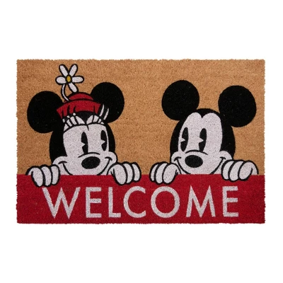 Mickey Mouse 2pk Hi And Welcome Coir Door Mats 5 Mickey Mouse 2pk Hi And Welcome Coir Door Mats - Image 3