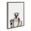 18" X 24" Sylvie Sitting Lemur Tongue Out Framed Canvas Wall Art By Amy Peterson Gray - DesignOvation 1 18" X 24" Sylvie Sitting Lemur Tongue Out Framed Canvas Wall Art By Amy Peterson Gray - DesignOvation -Home Decor Store GUEST 859ab2bc 654b 439e 84b6 1d6dbead2b1b