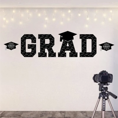 Big Dot Of Happiness Graduation Cheers Party Decor - Vinyl Wall Decals - Grad 3 Big Dot Of Happiness Graduation Cheers Party Decor - Vinyl Wall Decals - Grad