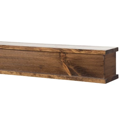 Modern Ember Cody Wood Fireplace Mantel Shelf With Top & Bottom Molding 7 Modern Ember Cody Wood Fireplace Mantel Shelf With Top & Bottom Molding - Image 5