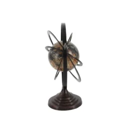 18" X 18" Industrial Aluminum Armillary Globe Black - Olivia & May -Home Decor Store GUEST 88fa27b6 549e 47b9 9724 286d117971f0