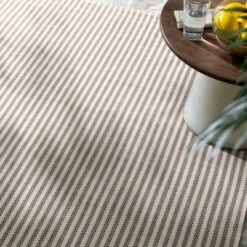 Home Conservatory Pinstripe Handwoven Indoor/Outdoor Area Rug -Home Decor Store GUEST 8a8cfdf6 8544 404b 9110 88c5ba14ac44