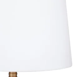 29" X 15" Modern Glass Table Lamp White - Olivia & May -Home Decor Store GUEST 8ab3dff8 5d7e 48a9 9222 37f934bc3d65