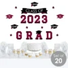 Big Dot Of Happiness Maroon Class Of 2023 Graduation Party Wall Decals Set Of 20 1 Big Dot Of Happiness Maroon Class Of 2023 Graduation Party Wall Decals Set Of 20 -Home Decor Store GUEST 8ae5e23b 8975 42e1 bb9a 540d1bbcf3b8