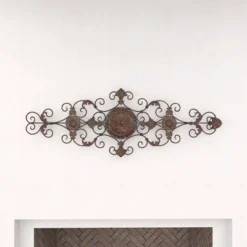 Rustic Metal Ornamental Wall Decor Dark Brown - Olivia & May 28 Rustic Metal Ornamental Wall Decor Dark Brown - Olivia & May -Home Decor Store GUEST 8b00fdec 3d54 4a38 95b1 3a6c312bab2c