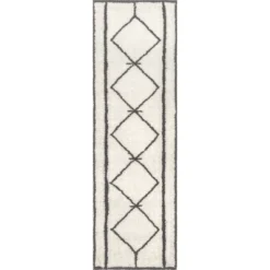 NuLOOM Sondra Machine Washable Wool Moroccan Diamond Area Rug -Home Decor Store GUEST 8bf4ffd7 e402 4fc0 9f1a b35e03e69cfb