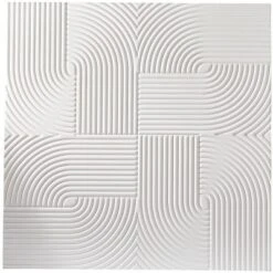 48" X 48" Wood Geometric Carved Wall Decor White - CosmoLiving By Cosmopolitan -Home Decor Store GUEST 8c21c40c be77 48a7 9f9a 0eb69f59d2b5