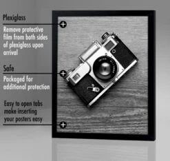 Americanflat Poster Frame With Polished Plexiglass - Hanging Hardware Included -Home Decor Store GUEST 8c782c63 c58d 4d16 a40c f8e6e081730e