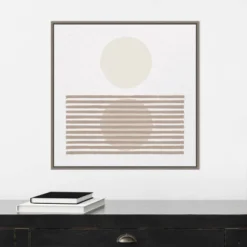 22" X 22" Reflection I Neutral By Moira Hershey Framed Canvas Wall Art Gray Wash - Amanti Art -Home Decor Store GUEST 8f4f7849 1753 45dd abf9 2cb7023f37b9