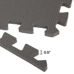 Foam Flooring Tiles 24-Pack Interlocking EVA Foam Pieces Non-Toxic Floor Padding For Playroom Gym Or Basement By Stalwart (Gray) 12 Foam Flooring Tiles 24-Pack Interlocking EVA Foam Pieces Non-Toxic Floor Padding For Playroom Gym Or Basement By Stalwart (Gray) -Home Decor Store GUEST 9073c210 9009 4ccb 90c1 4579c3f231ce