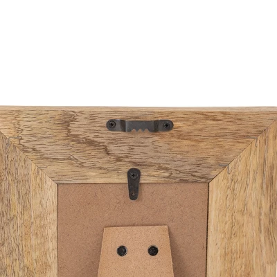 4x4 Inch Carved Floral Picture Frame Mango Wood, MDF, Metal & Glass By Foreside Home & Garden 7 4x4 Inch Carved Floral Picture Frame Mango Wood, MDF, Metal & Glass By Foreside Home & Garden - Image 5