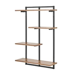 34.5" X 23.6" Rhodes 4 Tier Modern Floating Windowsill Wall Shelf Unit - Danya B. -Home Decor Store GUEST 91856e47 1cf8 460d 9651 88e4ff2c4801