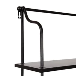 21" X 32" Walters Wood/Metal 3 Tier Shelving Black - Kate & Laurel All Things Decor -Home Decor Store GUEST 91d1ce61 8655 4f01 b8f0 a973b5477529