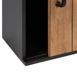 24" X 7.25" X 20" Samuels Decorative Metal Wall Cabinet Charcoal/Rustic Brown - Kate & Laurel All Things Decor -Home Decor Store GUEST 9266990f 2e20 4737 a9c9 2f6d0b59df8c