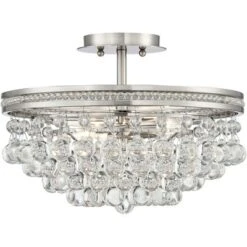 Vienna Full Spectrum Wohlfurst Modern Ceiling Light Semi Flush Mount Fixture 16" Wide Brushed Nickel 3-Light Clear Crystal For Bedroom Living Room 10 Vienna Full Spectrum Wohlfurst Modern Ceiling Light Semi Flush Mount Fixture 16" Wide Brushed Nickel 3-Light Clear Crystal For Bedroom Living Room -Home Decor Store GUEST 9386f081 26ee 47e8 94f9 901f762f171c