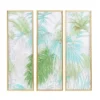 Set Of 3 Glass Leaf Tropical Wall Decors With Gold Frame Green - CosmoLiving By Cosmopolitan 1 Set Of 3 Glass Leaf Tropical Wall Decors With Gold Frame Green - CosmoLiving By Cosmopolitan -Home Decor Store GUEST 94854c2a b56e 4efd 8da4 b4419b101b2a