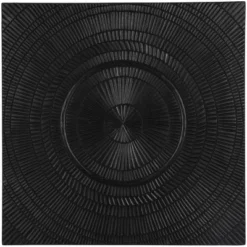 Wood Geometric Handmade Intricately Carved Radial Wall Decor Black - Olivia & May -Home Decor Store GUEST 94afded3 d29d 4463 8327 1d061fd4c9f2