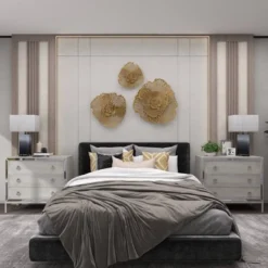 Metal Floral Wall Decor Set Of 3 Gold - Olivia & May 22 Metal Floral Wall Decor Set Of 3 Gold - Olivia & May -Home Decor Store GUEST 94f0952d 5e81 43dc 80d0 56163781996d