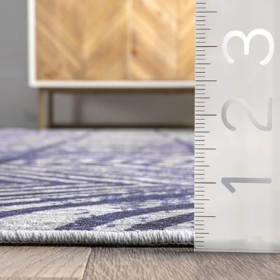 NuLOOM Cami Modern Machine Washable Indoor/Outdoor Area Rug 4 NuLOOM Cami Modern Machine Washable Indoor/Outdoor Area Rug - Image 2