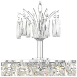 Vienna Full Spectrum Villette Chrome Chandelier 27 1/2" Wide Modern Cascade Crystal 6-Light LED Fixture For Dining Room Foyer Kitchen Island Entryway 13 Vienna Full Spectrum Villette Chrome Chandelier 27 1/2" Wide Modern Cascade Crystal 6-Light LED Fixture For Dining Room Foyer Kitchen Island Entryway -Home Decor Store GUEST 9660706a 2e58 4820 81c3 f4129c7a7818