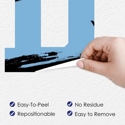 Big Dot Of Happiness Light Blue Graduation Party Decor - Vinyl Wall Decals - Grad 5 Big Dot Of Happiness Light Blue Graduation Party Decor - Vinyl Wall Decals - Grad - Image 3