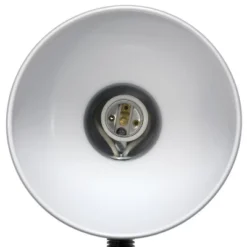 14.25" Traditional Fundamental Metal Desk Task Lamp And Bowl Shaped Shade With Flexi Gooseneck Black - Creekwood Home -Home Decor Store GUEST 9778b01a 49d9 4035 8c06 0696dd8f2a3c