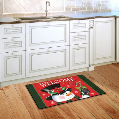 Briarwood Lane Christmas Snowman Welcome Doormat Candy Canes Indo 5 Briarwood Lane Christmas Snowman Welcome Doormat Candy Canes Indo - Image 3
