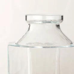 Octagonal Clear Glass Bottle Vase - Hearth & Hand™ With Magnolia -Home Decor Store GUEST 99423c65 7cc3 45d1 a0be 06e5f32a1a79