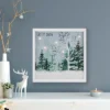 Northlight LED Lighted Let It Snow Winter Forest Christmas Canvas Wall Art 10" X 10" -Home Decor Store GUEST 9a0f5e5e e6cb 431e be83 149c1c2f999a