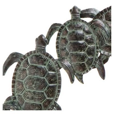 Sea Turtle Wall Art - Hand-Painted Greens - Aiden Lane 5 Sea Turtle Wall Art - Hand-Painted Greens - Aiden Lane - Image 3