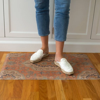 Persepolis Anti-Fatigue Comfort Long Floor Mat Orange - Brewster 7 Persepolis Anti-Fatigue Comfort Long Floor Mat Orange - Brewster - Image 5