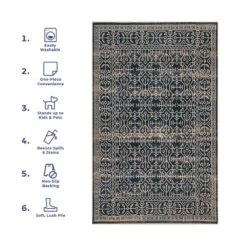 NuLOOM Beverly Machine Washable Global Inspired Area Rug -Home Decor Store GUEST 9b46b8d7 22f8 4e7d 8898 62ccccc6a1d9