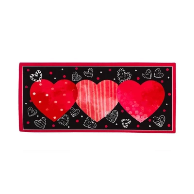 Evergreen Indoor Outdoor Doormat Bundle Set Of 5 - Frame And 4 Holiday Seasonal Inserts Valentine's Hearts Easter 4th Of July And St. Patricks 3 Evergreen Indoor Outdoor Doormat Bundle Set Of 5 - Frame And 4 Holiday Seasonal Inserts Valentine's Hearts Easter 4th Of July And St. Patricks