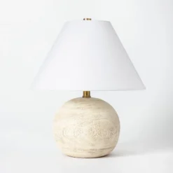 Medium Faux Wood Table Lamp Brown - Threshold™ Designed With Studio McGee 23 Medium Faux Wood Table Lamp Brown - Threshold™ Designed With Studio McGee -Home Decor Store GUEST 9baad3f4 e6b5 4f77 97d9 b1e5d4d57d6a