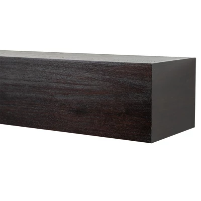 Modern Ember Boone Wood Fireplace Mantel Shelf With Tall Boxed Design 7 Modern Ember Boone Wood Fireplace Mantel Shelf With Tall Boxed Design - Image 5