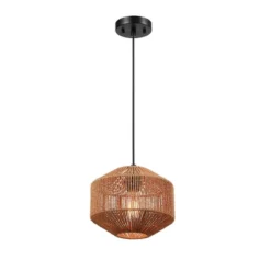 Lotus 1-Light Pendant Lighting With Natural Twine Shade - Globe Electric 12 Lotus 1-Light Pendant Lighting With Natural Twine Shade - Globe Electric -Home Decor Store GUEST 9e6475aa 9b2f 41d3 bba0 93d2a2943041