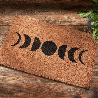 Split P Phases Of The Moon Doormat 1'6''x2'6'' 3 Split P Phases Of The Moon Doormat 1'6''x2'6''