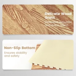 Costway 12 Tiles Wood Grain EVA Foam Floor Mats Interlocking W/Borders 24" Natural 17 Costway 12 Tiles Wood Grain EVA Foam Floor Mats Interlocking W/Borders 24" Natural -Home Decor Store GUEST 9ef27243 5f9a 44c5 aace 2f472e8fd61c