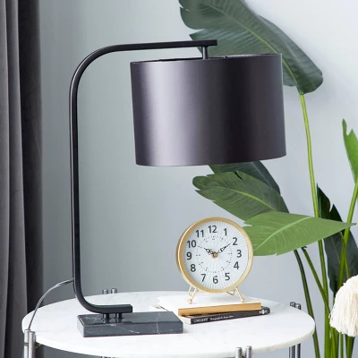 Traditional Metal Table Lamp Black - Olivia & May 3 Traditional Metal Table Lamp Black - Olivia & May