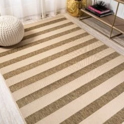 Aveiro Wide Stripe Indoor/Outdoor Area Rug - JONATHAN Y -Home Decor Store GUEST a0051033 c8ce 48ad b6c4 bb97278a3571