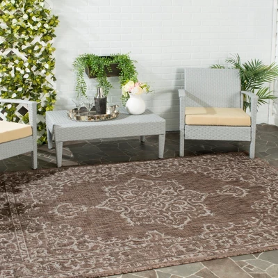 Courtyard CY8481 Power Loomed Indoor/Outdoor Area Rug - Safavieh 3 Courtyard CY8481 Power Loomed Indoor/Outdoor Area Rug - Safavieh