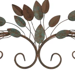 Metal Leaf Wall Decor Blue - Olivia & May -Home Decor Store GUEST a4fec114 e516 4326 8bff d380e2b617eb