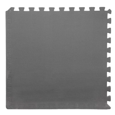 Foam Flooring Tiles - 18-Pack Interlocking EVA Foam Pieces Non-Toxic Floor Padding For Playroom Gym Or Basement By Stalwart (Gray) 8 Foam Flooring Tiles - 18-Pack Interlocking EVA Foam Pieces Non-Toxic Floor Padding For Playroom Gym Or Basement By Stalwart (Gray) - Image 6