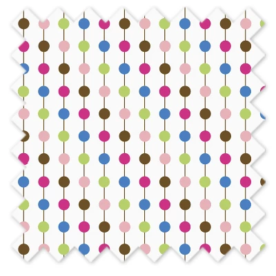 Bacati - Botanical Pearl String Pink Decorative Pillow 4 Bacati - Botanical Pearl String Pink Decorative Pillow - Image 2